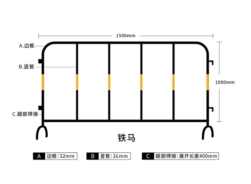 铁马尺寸